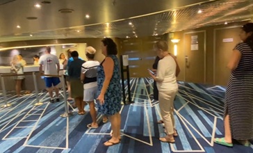 The Line at Guest Services