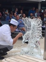 Ice Carving Demonstration