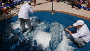 Ice Carving Demonstration